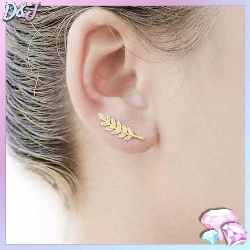 💎✨ Olive Branch Ear Climbers